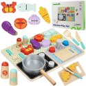 TOOKY TOY Drewniana Kuchnia z Akcesoriami - Zestaw Małego Kucharza TOOKY TOY Drewniana Kuchnia z Akcesoriami - Zestaw Małego Kucharza
