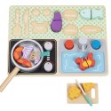 TOOKY TOY Drewniana Kuchnia z Akcesoriami - Zestaw Małego Kucharza TOOKY TOY Drewniana Kuchnia z Akcesoriami - Zestaw Małego Kucharza