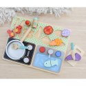 TOOKY TOY Drewniana Kuchnia z Akcesoriami - Zestaw Małego Kucharza TOOKY TOY Drewniana Kuchnia z Akcesoriami - Zestaw Małego Kucharza