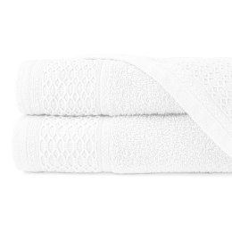 Ręcznik D Bawełna 100% Solano Biały + Czarny (P) 2x50x90+2x70x140 kpl.
