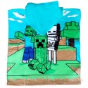 Ręcznik bawełniany ponczo z kapturem 50x100 Minecraft Ręcznik bawełniany ponczo z kapturem 50x100 Minecraft