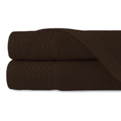 Ręcznik D Bawełna 100% Solano Ecru + Ciemny Brąz (P) 2x50x90+2x70x140 kpl. Ręcznik D Bawełna 100% Solano Ecru + Ciemny Brąz (P) 2x50x90+2x70x140 kpl.