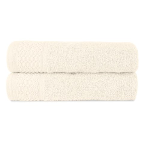 Ręcznik D Bawełna 100% Solano Ecru + Czarny (P) 2x50x90+2x70x140 kpl. Ręcznik D Bawełna 100% Solano Ecru + Czarny (P) 2x50x90+2x70x140 kpl.