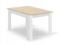 Zestaw stół prostokątny 120x80 dąb sonoma + 4 krzesła OSAKA szare Zestaw stół prostokątny 120x80 dąb sonoma + 4 krzesła OSAKA szare