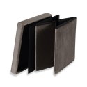 Pufa składana M - 30x30x30cm aksamit brąz Pufa składana M - 30x30x30cm aksamit brąz