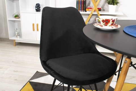 Stół TODI Okrągły 80cm - czarny Stół TODI Okrągły 80cm - czarny