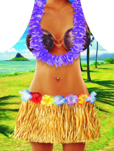 Fartuch nr 15 (hawaii woman).. Fartuch nr 15 (hawaii woman)..