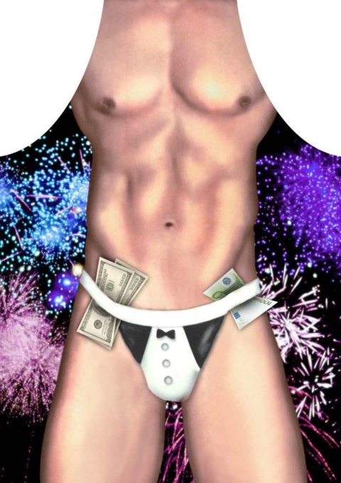 Fartuch nr 27 (striptease man).. Fartuch nr 27 (striptease man)..