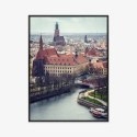 Plakat Wieloczęściowy Krajobraz Krakowa Rama Aluminiowa Kolor Czarny