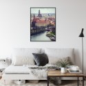 Plakat Wieloczęściowy Krajobraz Krakowa Rama Aluminiowa Kolor Czarny