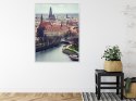 Plakat Wieloczęściowy Krajobraz Krakowa Rama Aluminiowa Kolor Czarny