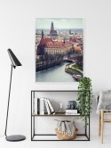 Plakat Wieloczęściowy Krajobraz Krakowa Rama Aluminiowa Kolor Czarny