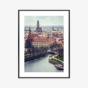Plakat Wieloczęściowy Krajobraz Krakowa Rama Aluminiowa Kolor Czarny