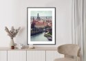 Plakat Wieloczęściowy Krajobraz Krakowa Rama Aluminiowa Kolor Czarny
