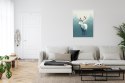 Plakat Wieloczęściowy Jeleń W Stylu Skandynawskim Rama Aluminiowa Kolor Czarny