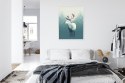 Plakat Wieloczęściowy Jeleń W Stylu Skandynawskim Rama Aluminiowa Kolor Czarny