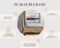 Plakat Wieloczęściowy Pastelowe Kwiaty Polne Akwarela Rama Aluminiowa Kolor Czarny