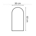 Panel Tapicerowany Brudny Róż 30cm