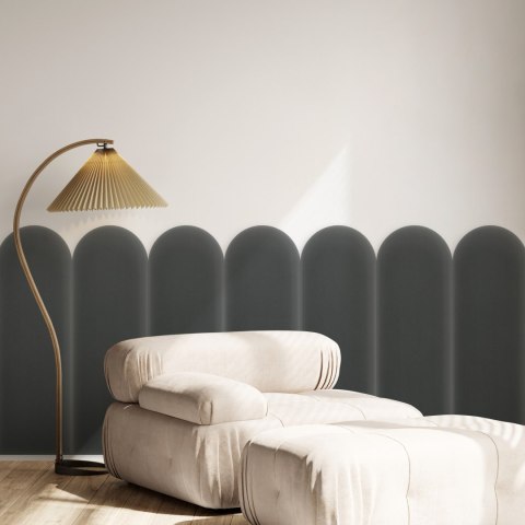 Panel Tapicerowany Magic Velvet Grafitowy 20cm Panel Tapicerowany Magic Velvet Grafitowy 20cm