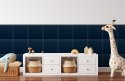 Panel Tapicerowany Magic Velvet Granatowy